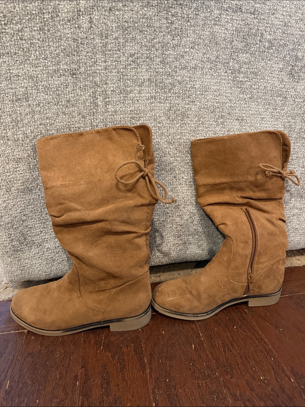 The Children's Place Brown Suede-Look Kids Mid-Calf Boots
